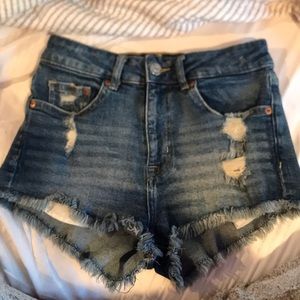 High rise shorts